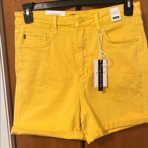 Judy Blue Sunny Yellow Jean Shorts